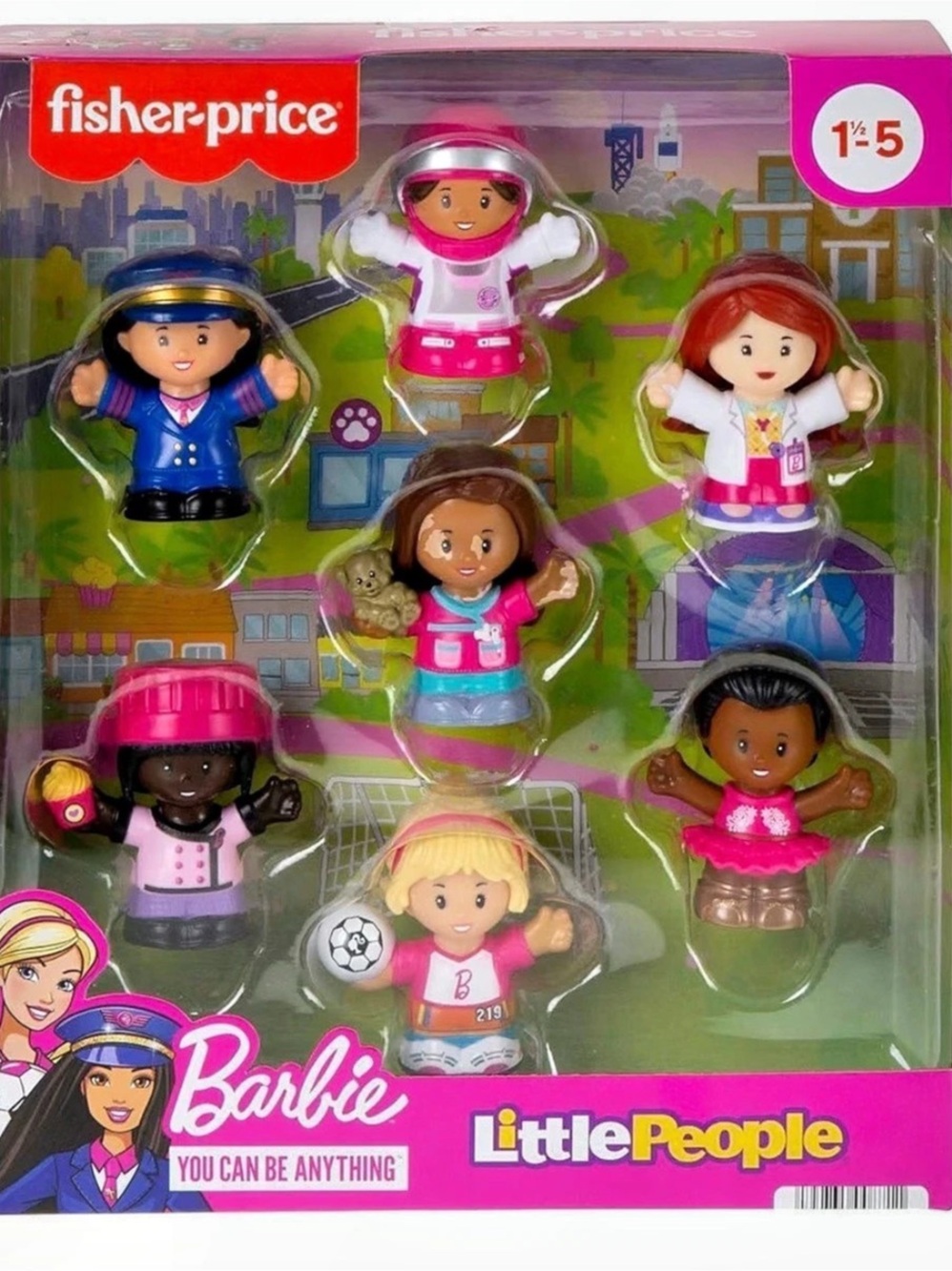 Fisher-Price Little People Barbie You Can Be Anything Figure Pack
